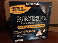 Kirkland Hair Regrowth Treatment 5% Minoxidil Foam for Men - 6 Months Supply