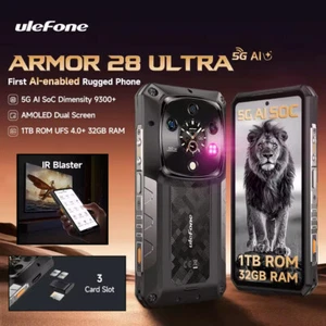 6.67'' Ulefone Armor 28 Ultra 5G AI Rugged Phone Night Vision 32GB+1TB 10600mAh - Picture 1 of 10