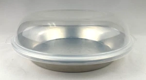 Nordic Ware Naturals Pie Pan with High Domed Lid 10" Aluminum USA - Picture 1 of 4