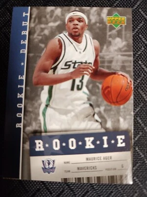 2006 - 07 Maurice Ager Upper Deck Rookie Debut # 121 - Image 1 of 4