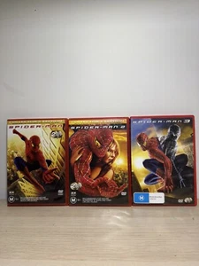 Spider-Man 1, 2 & 3 DVD Collector's Bundle - Picture 1 of 6