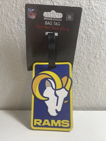 Los Angeles Rams Bag Tag Luggage Tag New Officially Liscensed Cover