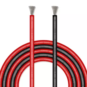 Alambre de silicona Hilitchi calibre 10 12 pies resistente a altas temperaturas súper suave Fle - Imagen 1 de 12