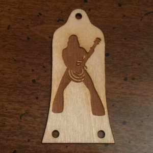 GUITAR TRUSS ROD COVER - Wood Burned - Fits EPIPHONE EPI - ZAKK WYLDE Ozzy BLS - Picture 1 of 3