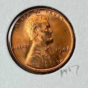 1948 D BU Lincoln Red K17 - Picture 1 of 2