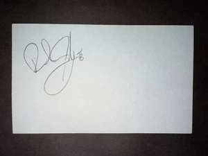 Rob Johnson, MARINERS (2007 Debut) SIGNED 3x5 Index Card (HS) - Bild 1 von 1