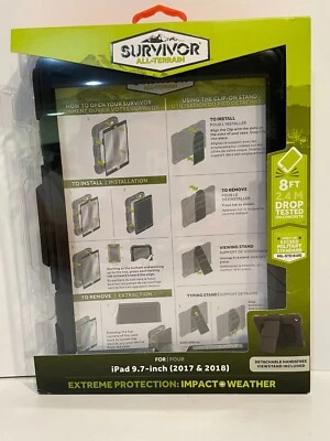 Griffin Survivor for iPad 4th Generation (2017 and 2018) 9.7 inch GB43623 - Image 1 of 4