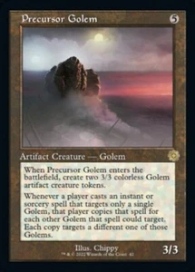 *MtG: 4x PRECURSOR GOLEM - Retro Frame Rare, The Brothers War - magicman-europe* - Foto 1 di 1