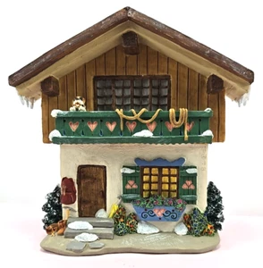 Brian Baker Alpine Chalet Wall Plaque - Hand-Painted Art w/ Authenticity Cert - Picture 1 of 10