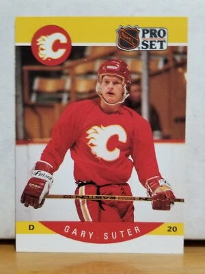 1990-91 Pro Set - #46 Gary Suter - Image 1 of 2
