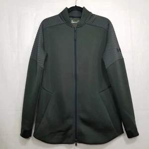 Under Armour Unstoppable Move Bomberjacke grün Gr. L Full Zip gerippt mit Fehler - Bild 1 von 12