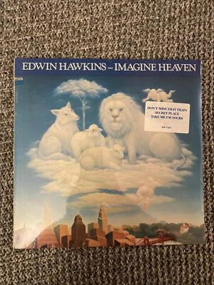 Edwin Hawkins LP SEALED Imagine Heaven 1989 Original Press - Image 1 of 3