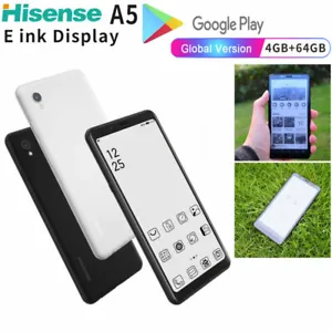 4G LTE Hisense A5 E Ink Screen SmartPhone eBook Reader Mobile WIFI Android 4+64G - Picture 1 of 14
