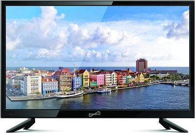 Supersonic SC-1911 19" 1080p LED Widescreen HDTV W/ HDMI Input AC/DC Compatible - Image 1 of 3