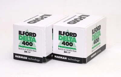 Ilford Delta 400 Black and White 35mm 24exp Film B&W Film Twin Pack (2 Rolls) - Image 1 of 3