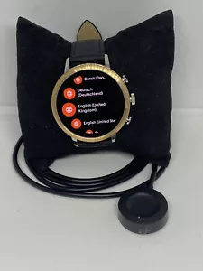Fossil Gen 4 Authentic Digital Dial Smart Watch Custom Band FTW6016 AB159 - Picture 1 of 10