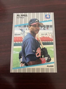 1989 Fleer Al Hall #593 Atlanta Braves - Picture 1 of 1
