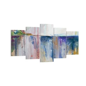 Cuadro Sobre Lienzo 160x85cm Cuadros Pared Abstracción Pinturas Óleo Wall Art - Imagen 1 de 10