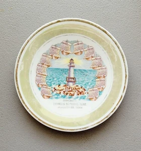 Pope Gosser Antique 1910 Calendar Plate Lighthouse Lewis Kansas Winchester, Tenn - Picture 1 of 6