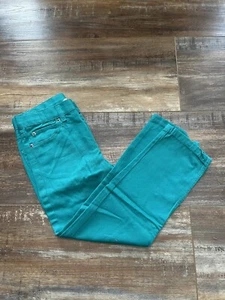 H&M Kids Relaxed Jeans/Denim, Size: 5-6Y, Color: Teal Green - Picture 1 of 2