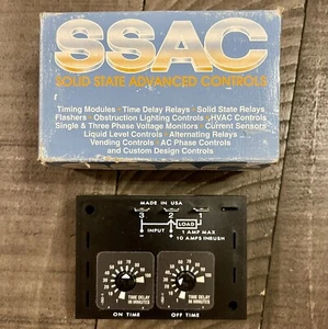 SSAC 1 Amp ESDR424A4 Solid State Timer 0198X - Picture 1 of 3