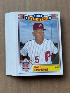 Juego completo brillante Topps Rack Pack All Star 1985 22/22 tarjetas - casi como nuevo - Imagen 1 de 2