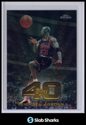 1997 TOPPS CHROME #T40-5 MICHAEL JORDAN TOOPS 40 - Изображение 1 из 4