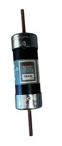 Fusible limitador de corriente de doble elemento de retardo de tiempo Bussmann FRN-R-200 clase RK5 200A - Imagen 1 de 3