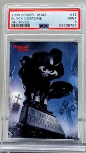 2009 SPIDER-MAN BLACK COSTUME ARCHIVES #12 PSA 9 MINT LOW POP (6) - Picture 1 of 2