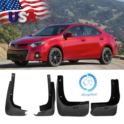 Protetores contra respingos dianteiros traseiros para Toyota Corolla 2009-2013 - Imagem 1 de 4