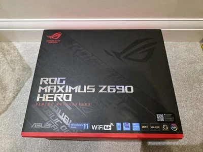 ASUS ROG Maximus Z690 Hero Intel LGA1700 – Complete Boxed – Excellent Condition - Image 1 of 4