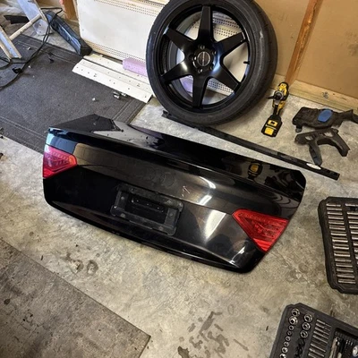 2008 2009 2010 2011 2012-2016 AUDI S5 A5 REAR TRUNK DECK LID BOOT TRUNK LID BLK - Image 1 of 4