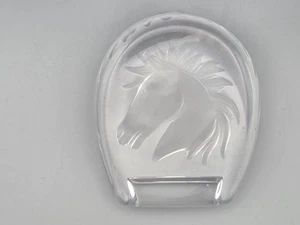 Pferdekopf skulptur aus Glas - Bild 1 von 2