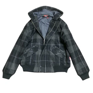 Ben Davis Check Zip Blouson 25 I359 - Picture 1 of 8