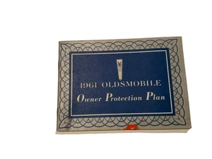 Original 1961 Oldsmobile Owner Protection Plan Booklet w/ Protect-O-Plate GM - Picture 1 of 5