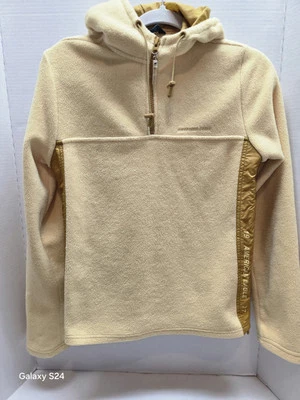 Sudadera con capucha vintage American Eagle 1/4 cremallera - para mujer pequeña amarilla Foto 1 de 4