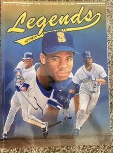 Ken Griffey Jr. Legends Memorabilia Guide with uncut sheets of cards - Picture 1 of 2