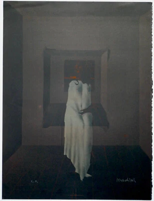 Paul Wunderlich, Lithographie 1975, signiert, e.a., Daniela im Atelier - Bild 1 von 4