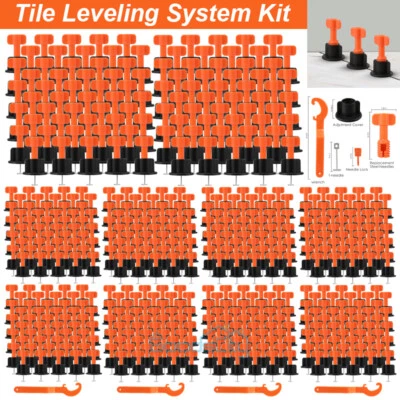 50-500 шт. система выравнивания плитки набор многоразовая плитка прокладка стены пола зажимы инструмент - Изображение 1 из 4