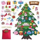 3.3FT Kids DIY Felt Christmas Tree/36 Ornaments+bag Xmas Gift Wall Hanging Decor