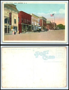 New Hampshire Postkarte - Newport, Main Street, West R7 - Bild 1 von 1