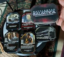 COMPLETE Battlestar Galactica CCG Collectable Card Game BASE SET Collectible Tin