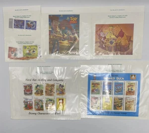Disney Vintage Stamp- Lot Of 6 Sets - Picture 1 of 17
