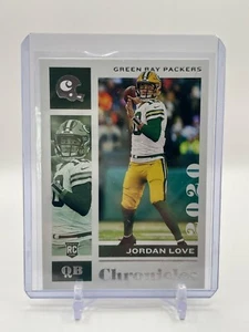 Tarjeta de novato Panini Chronicles Jordan Love #38 2020 radiocontrol Green Bay Packers NFL - Imagen 1 de 2