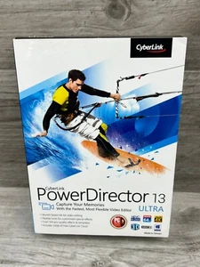 CyberLink Power Director 13 Ultra Video Editing Software, New Sealed - Picture 1 of 5