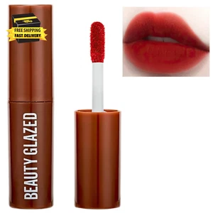 Chocolate Matte Liquid Lipstick, Long Lasting Lip Color, Non-Stick Cup Lip Gloss - Picture 1 of 6
