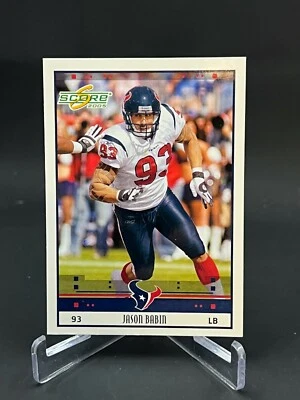 2005 Score Playoff Football Jason Babin Card #117 - Imagem 1 de 2