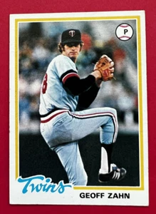 Topps Geoff Zahn Minnesota Twins 1978 #27 excelente estado casi nuevo - Imagen 1 de 2