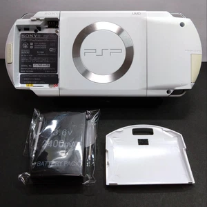 PlayStation Portable SONY PSP 1000 Ceramic White Console Japan Tested - Picture 1 of 1