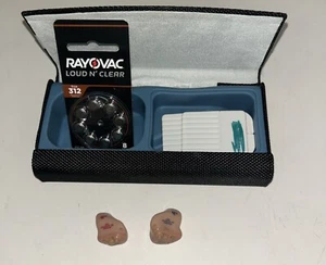 Starkey Hearing Aids 06-16-500184 & 06-16-5183 ITE Hearing Aid With Case - Picture 1 of 3